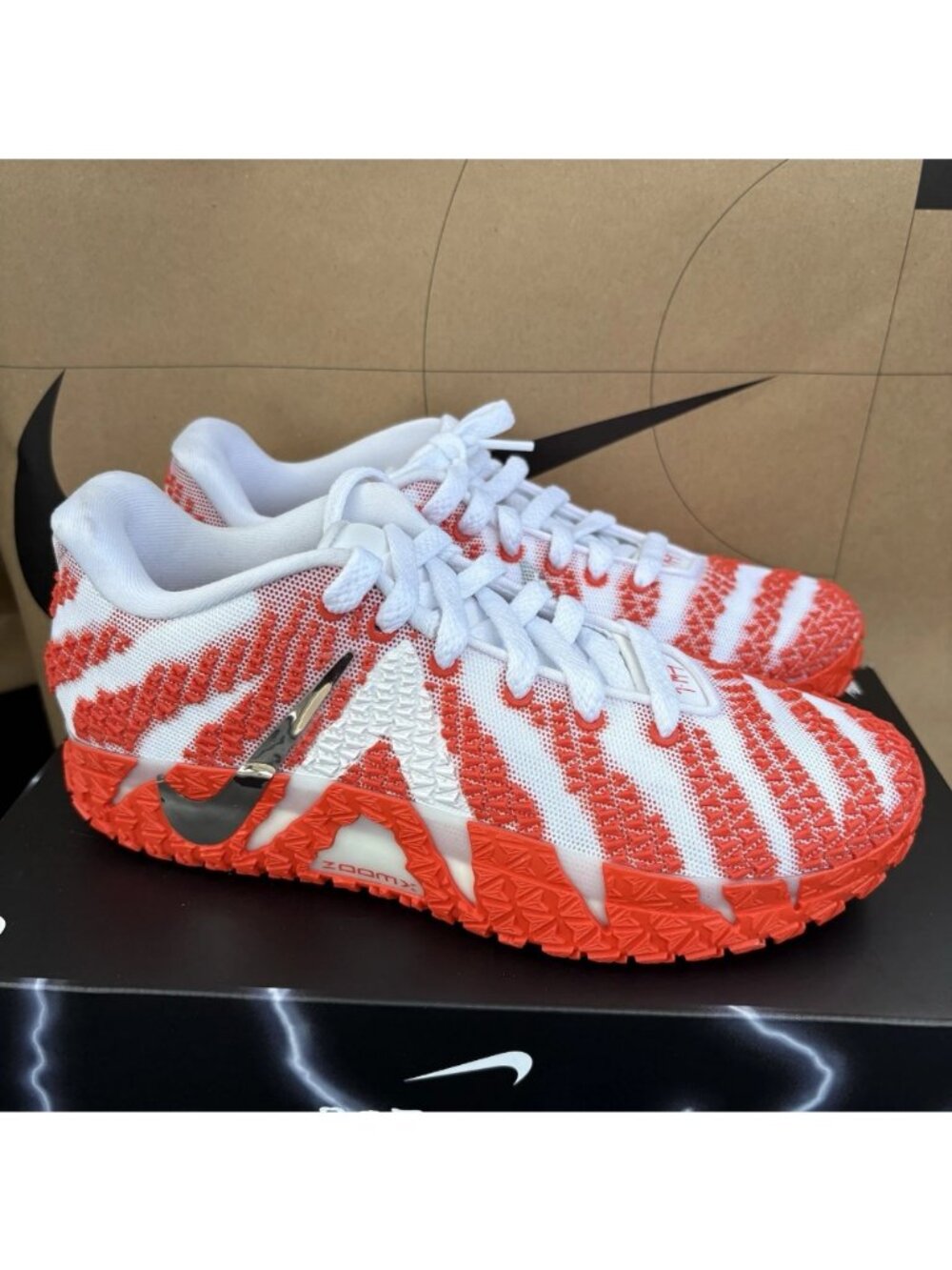 NEW Nike Ja 3 Team Bank Pack White Silver Orange IV4426-102 Men’s Size 7